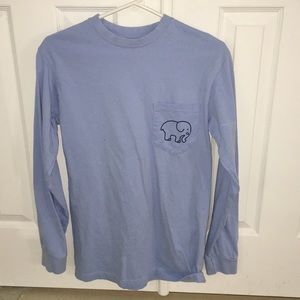 Blue ivory ella shirt